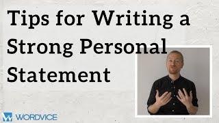 Tips for Writing a Strong Personal Statement for Graduate School