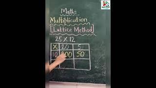 Multiplication by Lattice Method | Part 2 | Maths | Std 3 | @kidzocean