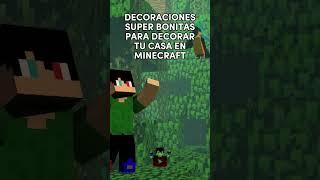 Decoraciones súper bonitas para decorar tu casa en Minecraft  || Parte 3