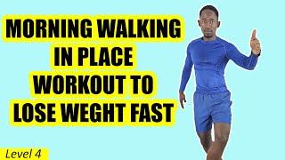 40-Minute BEST MORNING WORKOUT AT HOME - Walking In Place for Fast Weight Loss