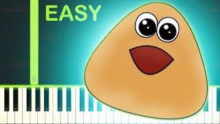 POU FREE FALL SONG - EASY Piano Tutorial