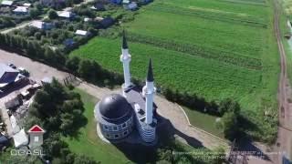 Аэросъемка села Большое Рыбушкино (мечеть Абдулхамита Садекова)