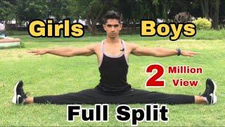 Full Split in HINDI | Full Split | How to do Leg Split |  Full Split Progression