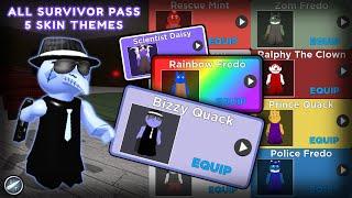 All Pack 5 Survivor Pass Skin Themes ~ [Roblox Puppet]