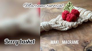 Macrame tutorial | mini macrame Wall Hanging