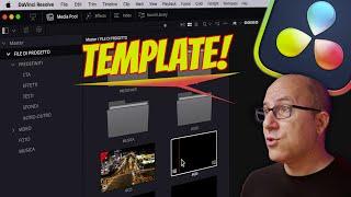 ECCO COME creare dei TEMPLATE con DaVinci Resolve!