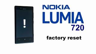 Nokia LUMIA 720 - Factory, Hard Reset, How to