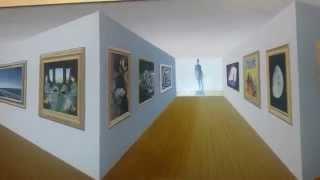 Amazing 3D Painting Superduperperspective at Birmingham Art Museum- By Patrick Hughes