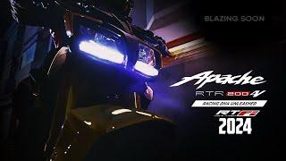 Finally, 2024 Tvs Apache RTR 200 Officially Teased: Pulsar Ns200 & 400 Killer  !! Launch & All !!