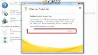 How to Change Office 2010 Product Key