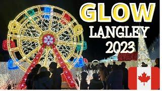  Walking Tour: GLOW LANGLEY 2023 | Opening Night | Langley, BC, Canada | November 23, 2023