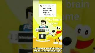 play roblox on Brain game #shorts