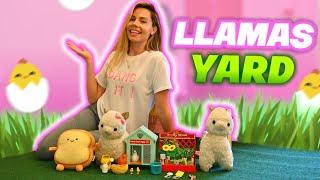 MY CRAZY LLAMAS GOT A YARD FOR THEIR MANSION !!