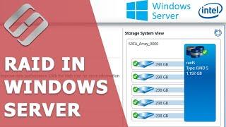 ️ How to Create Software RAID in Windows Server 2019, 2016, 2012 or 2008 ️