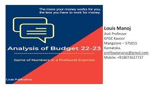 ###Budget Analysis 22-23