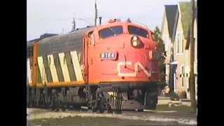 1986 F-Unit's & Cabrides on the Nanticoke - CN 9100's