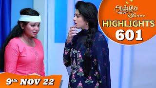 Anbe Vaa Serial | EP 601 Highlights | 9th Nov 2022 | Virat | Delna Davis | Saregama TV Shows Tamil