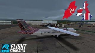 Real Flight Simulator - Loganair ATR 72 | Isle of Man (IOM) - London (LCY)