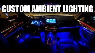 CUSTOM AMBIENT LIGHTING IN MY MODERN BMW FOR PRACTICALLY NOTHING!!!