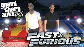 GTA 5 Mods - FAST AND THE FURIOUS MOD w/ PAUL WALKER, VIN DIESEL & CAR PACK (GTA 5 Mods Gameplay)