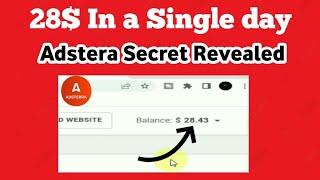 Adsterra Earning tricks 2023 ||Live payment proof || Unlimited Clicks