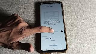 How to change font size  in vivo Y21T, display mobile setting