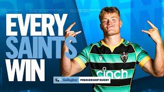 Amazing Attacking Rugby! | EVERY Northampton Saints' Win! | Gallagher Premiership 2023/24