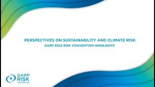 Perspectives on Sustainability and Climate Risk