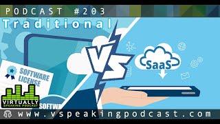 Virtually Speaking Podcast: Traditional Software Licensing VS Software-as-a-Service SaaS