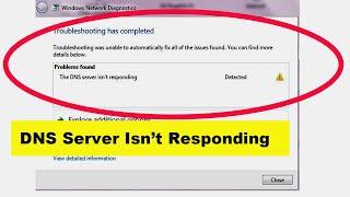 Fix DNS Server Is Not Responding Problem In Windows 7/8/10