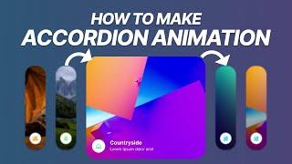 Create Figma Accordion Animation that stand out: Figma accordion prototype Tutorial