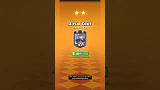 Legendary Royal Chef in 2 Star Lucky Drop Ft. Clash Royale #shorts #clashroyale #gaming