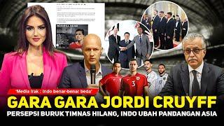 Efek gabungnya Jordi Cruyff, Sobat Irak setuju! Timnas ubah pandangan Asia, Tim Eropa jadi panutan