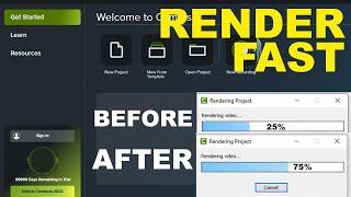 How to increase rendering speed - Camtasia Studio 2022 | PC shut down  during Rendering