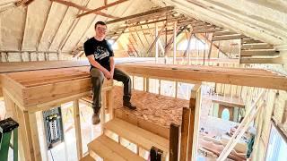 Restoring A $7,000 Mansion: Building An Incredible Attic Staircase