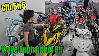 Xe hãng 5tr5 Cub 50cc Vario 150 29tr Wave RS Suviva c.Thương lời 300k cũng bán có góp ship toàn quốc