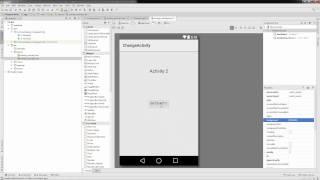 Android Studio - Tutorial 4 - Change Activity By Intent