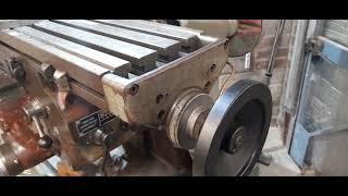 Milling through cast iron vice | Adcock & Shipley 1ESG milling machine