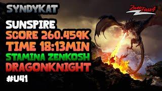 Stamina Zenkosh Dragonknight | Sunspire | Syndykat | 260.459K 18:13min | ESO - U41