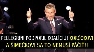 Prezident Pellegrini podporil koalíciu! Korčokovi a Šimečkovi sa to nemusí páčiť!!