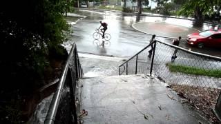 2011 Parry steps  - Pedestrians after rain