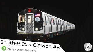 OpenBVE - SMITH-9 ST. to CLASSON AV. (New York City Subway (G) Line)