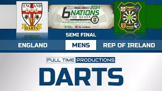 Winmau 6 Nations Cup 2024 - Men's - Semi Final - England vs Rep of Ireland