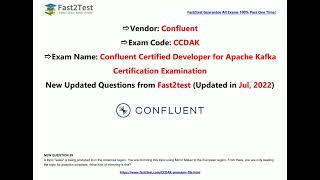 [Jul, 2022] Fast2test CCDAK PDF Dumps and CCDAK Exam Questions (89-104)