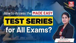 How to Access MADE EASY Test Series for All Exams | Step-by-Step Guide with Lamiya Ma’am