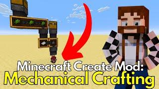 Minecraft 1.20 Create Mod Guide - AUTOMATIC Crafting!!!!