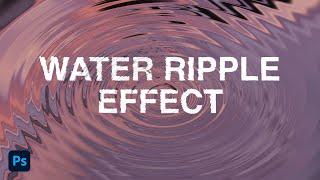 WATER RIPPLE EASY EFFECT TUTORIAL | ADOBE PHOTOSHOP