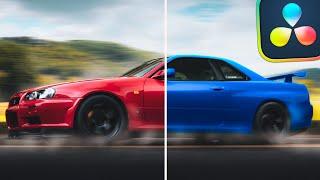How to CHANGE THE COLOR of any object | Davinci Resolve 19 Tutorial