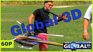 GLOBAL 3D 2018 - INCREDIBLE DUNKAN BOSSION WITH SAB URUKAY F3C HELICOPTER IN EXTREM 3D ACROBATIC FLI