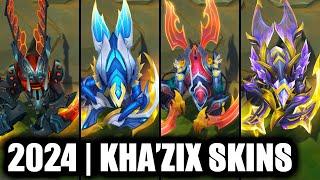 ALL KHA'ZIX SKINS SPOTLIGHT 2024 | League of Legends